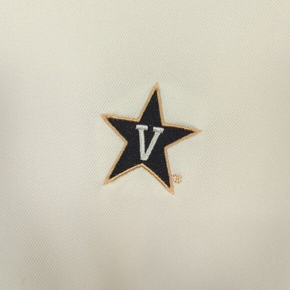 Vanderbilt Commodores Nike Mens XXL White Golf Polo Short Sleeve Performance - Picture 2 of 9
